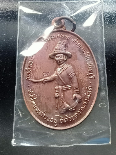 พระ เหรียญไข่ยืนถือดาบ